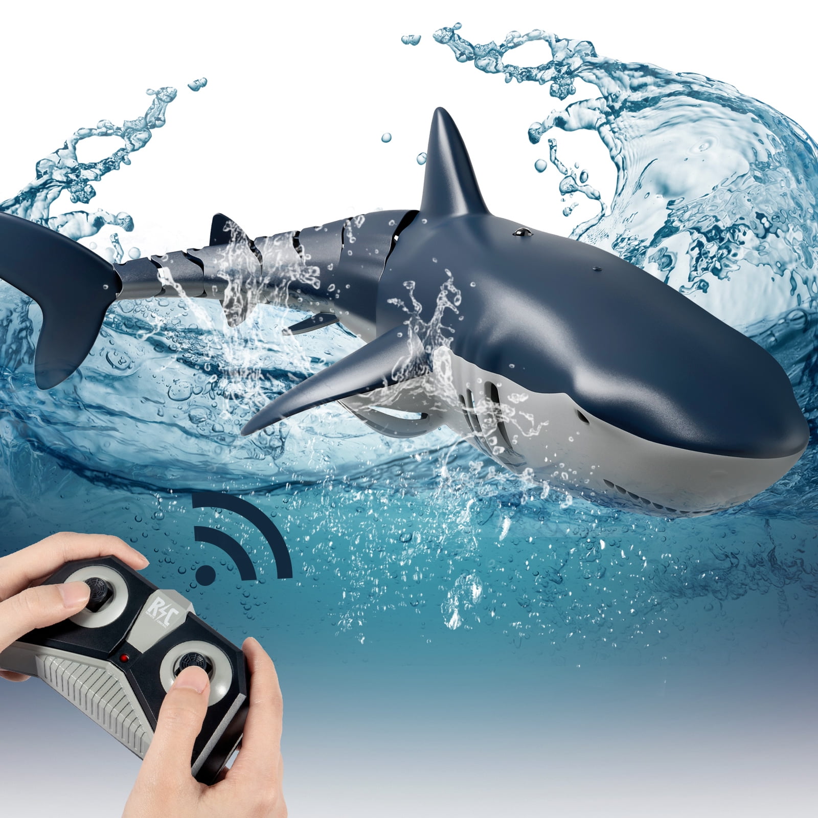2.4g Remote Control Shark Toy High Simulation Shark Shark For