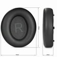 thumbnail image 3 of RHEA- 2Pcs Foam Ear Pads Cushion Covers Earmuffs For Soundcore Anker Space Q45 Headset, 3 of 6