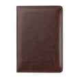 thumbnail image 2 of Passport Holder Protector Wallet Business Card Soft Passport Cover Coffee, 2 of 9