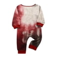 thumbnail image 4 of Kintue Halloween Pajamas Couples Matching Sets, Ultra Soft Long Sleeve Pjs Pants for Women Men, Festive Print Family Halloween Pajamas, 4 of 4