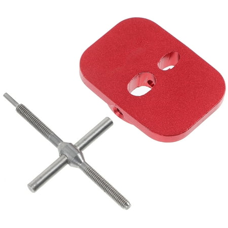LOLIPPYY Red Aluminum Alloy Fishing Reel Spool Pin Removal Tool for Repair Bearing Puller Durable Rust Resistant