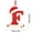F, variant on AnuirheiH Christmas Initial with Red Hat Christmas Tree Ornaments Personalized DIY Christmas 26 Letters Ornaments Whimsical Christmas Decoration Xmas Tree Hanging Decor 5 PC (Z)