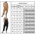 thumbnail image 2 of Mono largo informal liso para mujer, pantalones con pechera, mono holgado con bolsillos, talla grande, 2 of 2