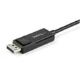 thumbnail image 2 of Startech.com 6ft (2m) C To Displayport 1.2 Cable 4k 60hz, Bidirectional Dp To Type-c Or Type-c To Dp Reversible Video Adapter Cable, Hbr2/hdr, Type C / Thunderbolt 3 Monitor Cable - 4k Type-c To, 2 of 5
