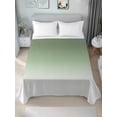 thumbnail image 4 of Sage Green Flat Sheets Only Twin XL Size, Soft Breathable Bed Top Sheets for Mattress, Farmhouse Sage Green Ombre Luxury Bedding Flat Sheets for Home Hotel Bedroom Bed Protection, 4 of 9