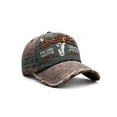 thumbnail image 1 of Black Rebel Gorra Knite estilo vintage desgastado para hombre estampada, 1 of 5