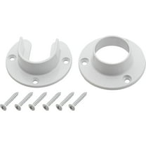 SOCKET CLOSET POLE METAL WHT