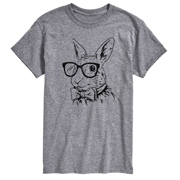 Instant Message - Bunny Bowtie - Men's Short Sleeve Graphic T-Shirt