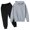 Gray, variant on Kids Baby Girls Clothes Set Spring Winter Children Long Sleeve Hoodies Sweatshirts Pants Baby Outfits
