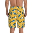 thumbnail image 3 of Kdxio Shark Print Print Mens Sleep Shorts Bottoms Soft Comfy Pajama Wear Pants with Drawstring Pockets, 3 of 7