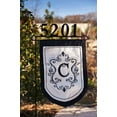 thumbnail image 5 of Garden Size Applique Flag, Monogram "A", 12.5x18 Inches, 5 of 6