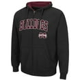 thumbnail image 2 of Men's Colosseum Black Mississippi State Bulldogs Arch & Logo 3.0 Full-Zip Hoodie, 2 of 3