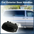 thumbnail image 2 of Mangos de puerta exterior de automóvil Unique Bargains delantero izquierdo para Hyundai H1 STAREX 1998-2007 ABS negro, 1 Pcs, 2 of 6
