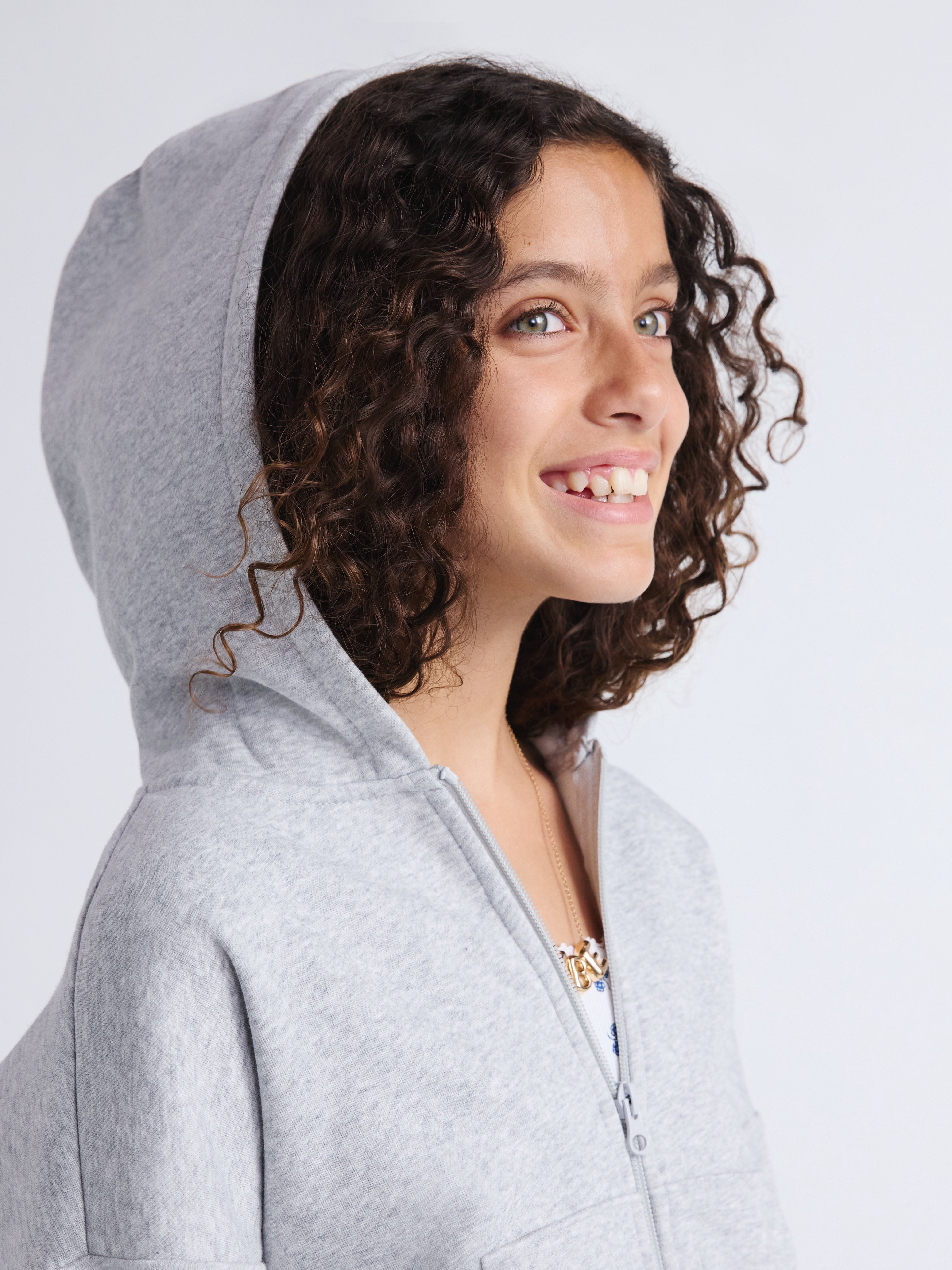 Weekend Academy Girls Hooded Full Zip Fleece Jacket, Sizes 4-18