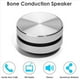 thumbnail image 2 of 2X Mini Altavoz Bluetooth Portátil Convierte Cualquier Cosa en un Altavoz Vibración de Inducción de Conducción Ósea Inalámbrica (Plata), 2 of 5