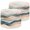 Color 4, variant on Lampshades 2 Pack Blue White Wave Stylized Ocean Swirls 13"x13"x10" Light Shade for Table Lamps Floor Lamp Shades Lampshade Replacement Easy Assembly