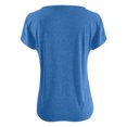 thumbnail image 4 of CALAFEBILA Plus Size Women's Tops Classic Women's Tshirts,Womens Fashion Solid Color T-shirt Summer Short Sleeve V Neck Womens Casual Tops, 4 of 6