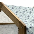 thumbnail image 4 of Anchor Pet House, Abstract Water Droplets Anchors with Marine Vintage Wavy Ocean, Outdoor & Indoor Portable Dog Kennel with Pillow and Cover, 5 Sizes, Mint Green Dark Blue, by Ambesonne, 4 of 4