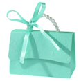 thumbnail image 1 of Wedding Party Favor Boxes,Wedding Candy Boxes Bag Chocolate Treat Gift Boxes with Ribbon for Bridals Shower Decorations White, 1 of 4