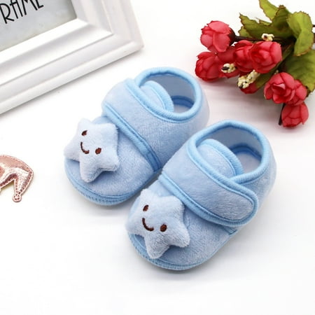 

Cathalem Toddler Girl Shoes Size 4 Girls Soft Sole Infant Boots Baby Shoes Warm Winter Plush Shoes School Shoes for Toddler Girls Shoes Blue 12