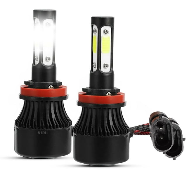 Kit 2 Focos Led Modelo H11 Luz Blanca De 4 Lados Para Auto