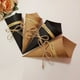 thumbnail image 3 of Billuyoard 50 piezas dulces galletas pasteles conos envolver bolsa regalo portátil papel embalaje Artesanía Negro, 3 of 6