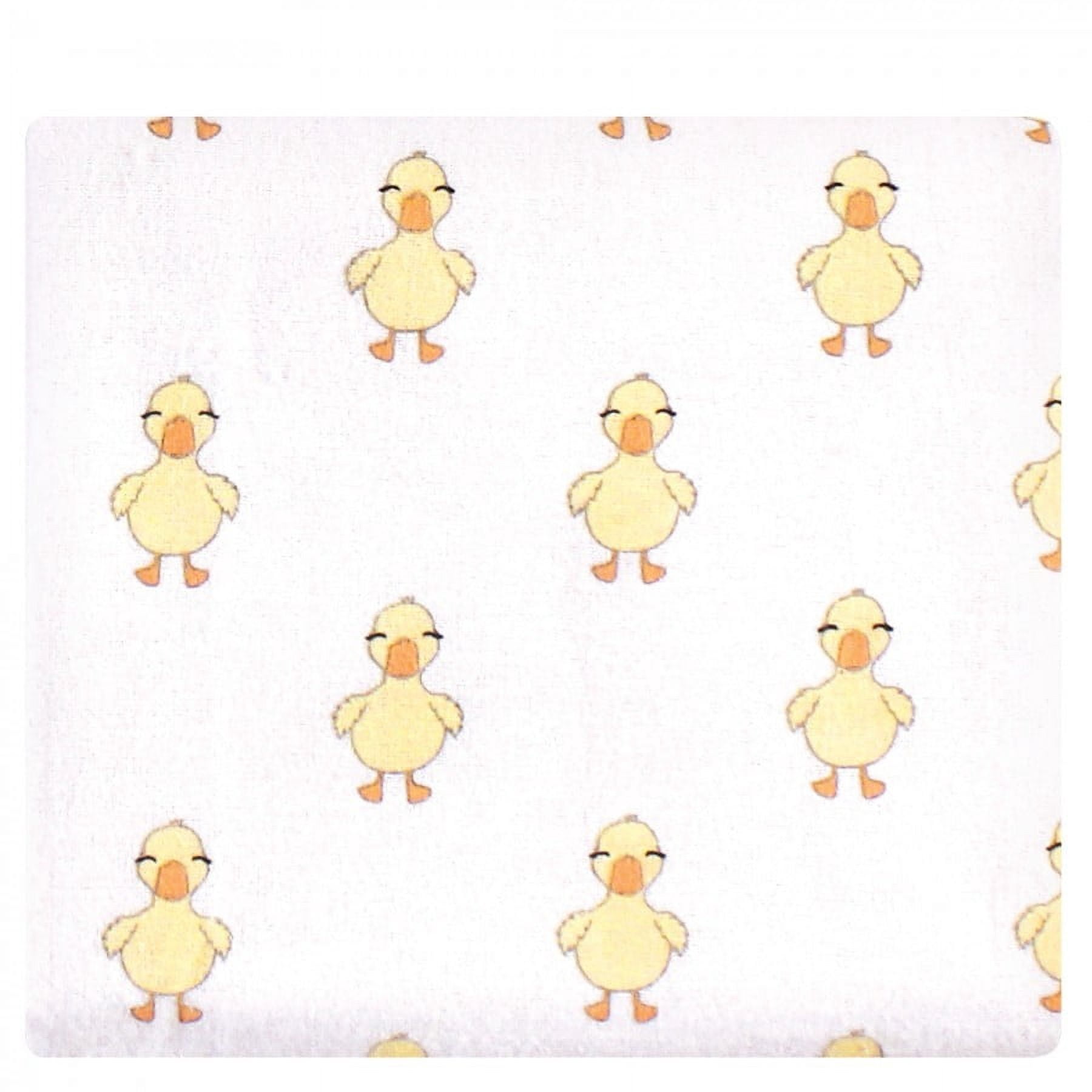 Hudson Baby Infant Boy Cotton Flannel Receiving Blankets Bundle, Duck, One Size