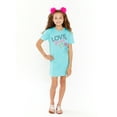 thumbnail image 6 of JoJo Siwa Girls Short Sleeve Play Dress, 2 Pack, Sizes 4-12, 6 of 9