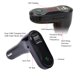 thumbnail image 5 of Transmisor FM compatible con Bluetooth, modulador, manos libres, reproductor de MP3 para coche, lector USB, AUX, TF, SD, 5 V, 2,1 A, cargador rápido USB, diseño de coche, 5 of 5