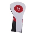 thumbnail image 2 of Cubierta de cabeza de madera de golf n. degree 1 3 5 para controlador de maderas de Sunnimix Blanco Funda del Club de golf, 2 of 7