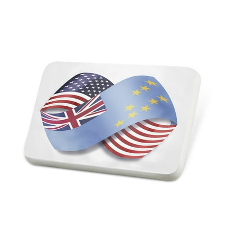 Porcelein Pin Infinity Flags USA and Tuvalu Lapel Badge – NEONBLOND