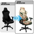 thumbnail image 5 of Binienty Hummingbird Flower Gaming Chair Covers Scratchproof Elastic Classic Seat Cushion Protectors Slipcover 4 Piece for Home, Office Decorations, 5 of 8