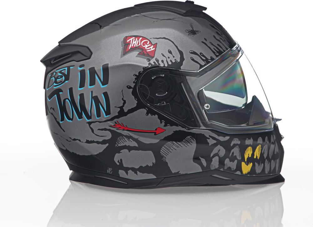 Nexx SX100 Big Shot Grey Helmet size 