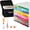 120, variant on Alcohol Markers, 120 Colors Dual Tip Art Coloring Markers Set for Adult Book Drawing Sketching Painting, Chisel & Fine, White Penholder