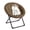 Brown, variant on Danolapsi Saucer Chair for Adults,Oversized Faux Fur Lounge Chair with Gold Metal Frame, Foldable Comfy Seat for Bedroom, Dorm & Living Room