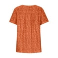 thumbnail image 3 of Pimfylm Fashion Blouses For Women Dressy Casual Plus Size Blouses For Women Orange M, 3 of 5