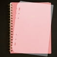 thumbnail image 2 of Transparent PP Binder Dividers for Notebook with Creative Design and Clear Separation 12 Pieces A5, 2 of 6