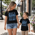 thumbnail image 4 of Just A Mama Who Loves Her Boy Shirt, Mother Son Matching Outfit, Boy Mom Tee, Mommy and Me Shirts, Birthday Gift for Mom, 4 of 7