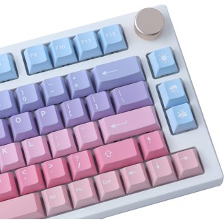 XVX PBT Keycaps 108 Keys Japanese Anime Style Keycaps Five Sided
