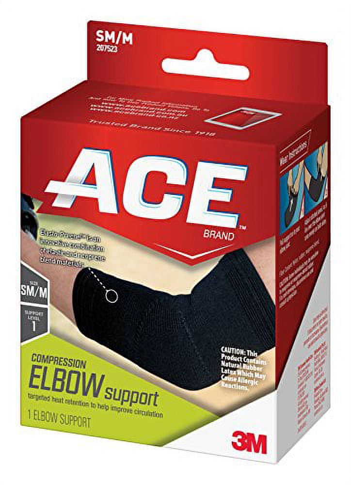 ACE Compression Elbow Support, 207523, Small / Medium