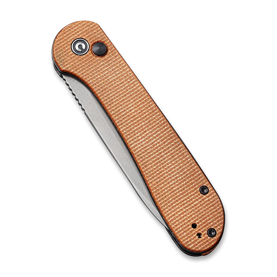 CIVIVI Pocket Folding Knife Button Lock Elementum 3.47" 14C28N Blade C2103D