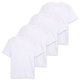 thumbnail image 1 of TOM TAILOR Camiseta para hombre, pack de 4 - Crew Neck Tee, cuello redondo, regular fit, algodón Blanco 2XL (XX-Large), 1 of 6