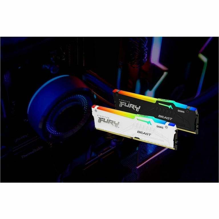 Kingston 32GB (1x32GB) DDR5 6000MT/s CL30 FURY Beast Black RGB