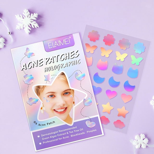 Patchante Aché Acné PiMpe Patch Pimple 84pcs Props Maquillaje Kit Brillo Desechable para El Rendimiento Del Escenario