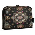thumbnail image 2 of Standing Pencil Case with Base Large Capacity Stationery Pouch Pen Bag with Zipper for Women Men Abstract Shapes Pattern, 2 of 7
