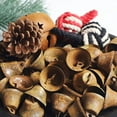 thumbnail image 6 of 100PCS Mini Jingle Bells, Christmas Bells, for Crafting Wreath Craft Bells, Holiday Home Decoration Bells (Rusty 1 Inch), 6 of 6
