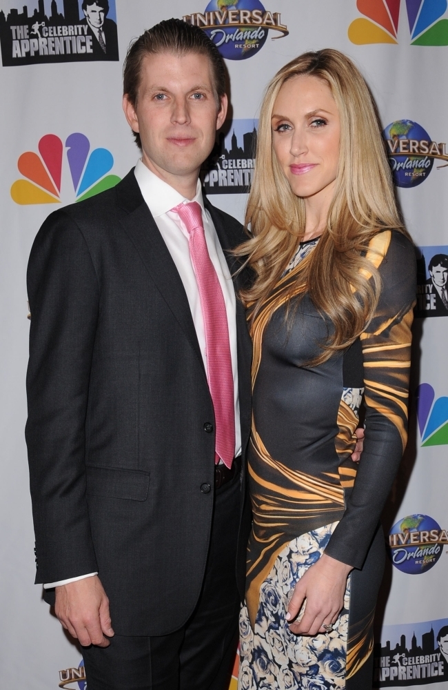 Eric Trump Lara Yunaska In Attendance For The Celebrity Apprentice Season Finale Post Show Red Carpet Trump Tower New Walmart Com Walmart Com