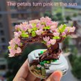 thumbnail image 6 of New for summer! Cumka Mini Bricks Sakura Bonsai Model 426 pcs Creative DIY Simulation Mini Particle Flower Botanical Collection Construction Building Toy, 6 of 8