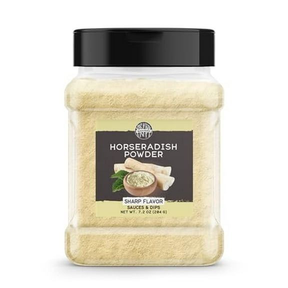 Birch & Meadow Horseradish Powder, 7.2 oz, Spicy & Sharp Flavor, Fine Powder, Dips & Sauces