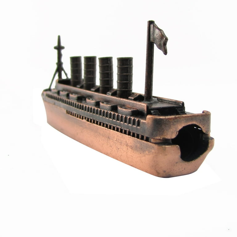 Bronze Metal Model Replica Cruise Ship Pencil Sharpener